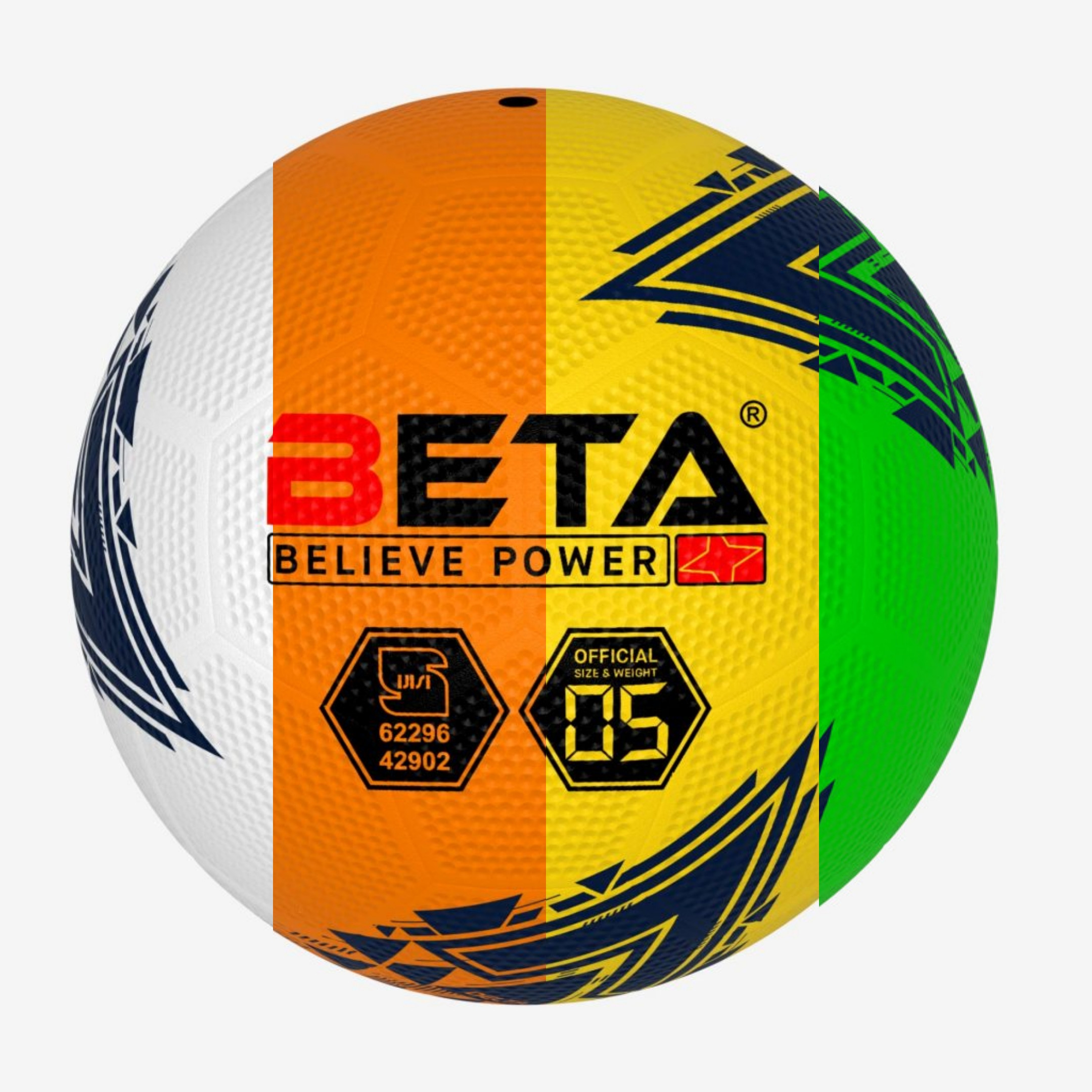 توپ فوتبال لاستیکی نمره 5